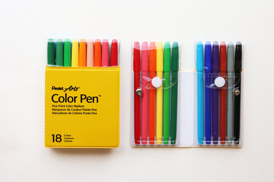 Additional product photo of the Pentel Color Pens.