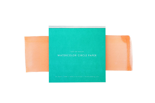 CfM Circle Paper, each sheet of this unique paper has a single raised circle at its center, ideal for color wheels, circle-framed portraits…