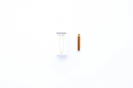 Blackwing Gold Point Guard, keep your pencil tip safe, and your pencil bag clean with a point guard!
