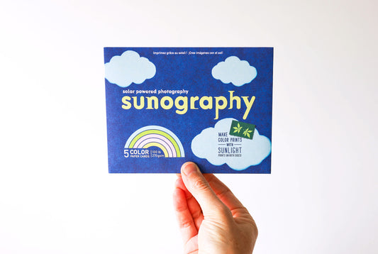 Additional product photo of the Sunography Cyanotype Paper Kits.