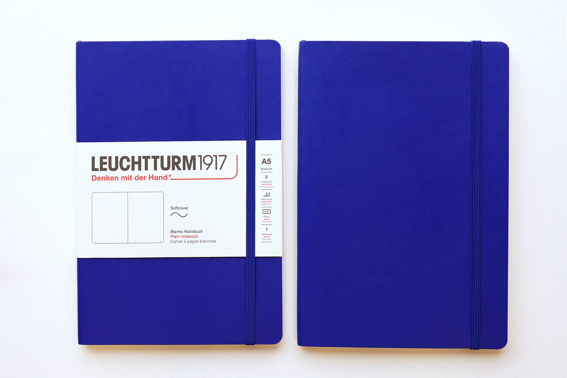 Leuchtturm 1917 A5 Softcover Notebooks, lovely, elegant softcover blank books for journaling or just doodling with your favorite pen!