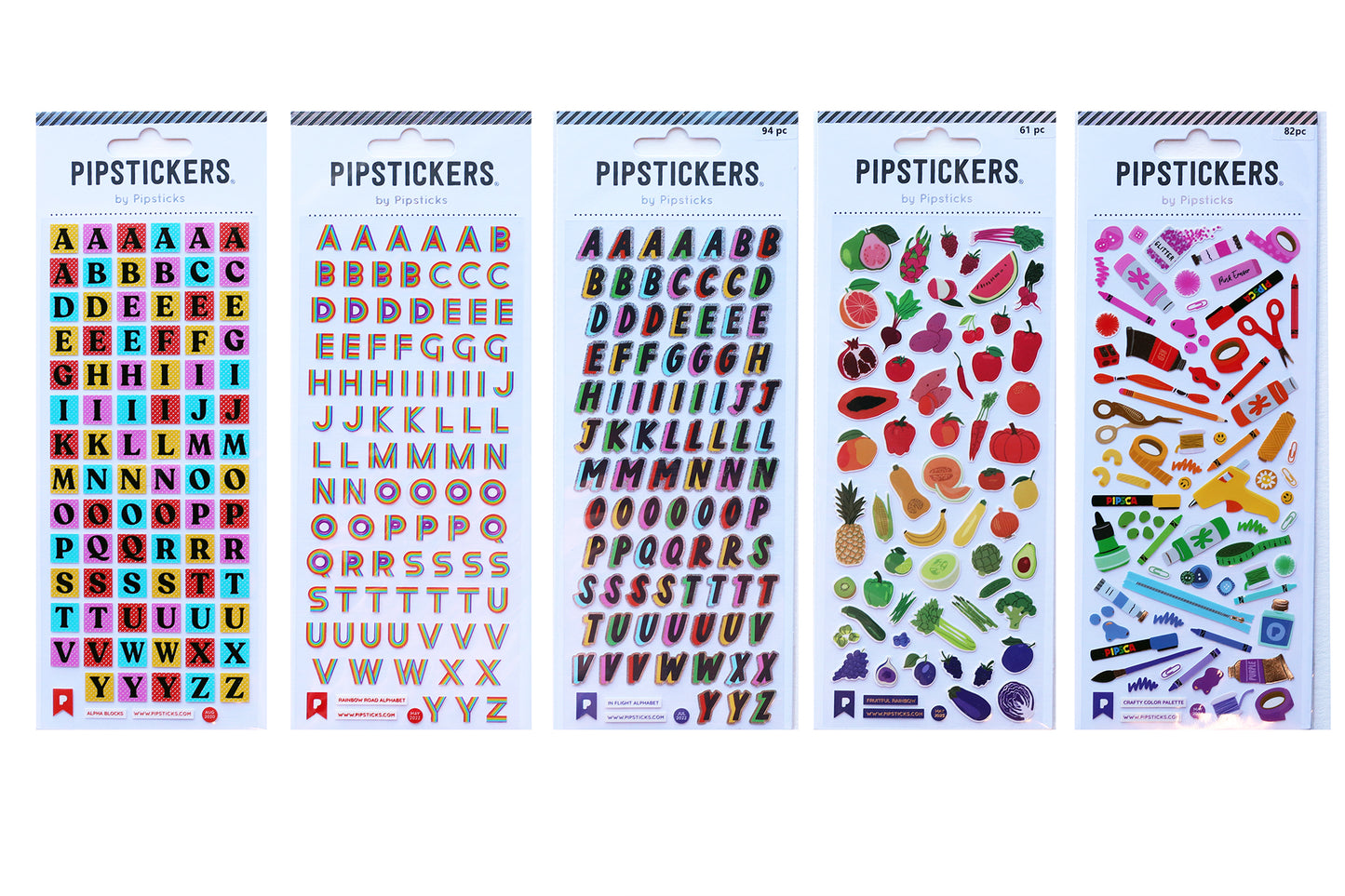 Pipsticks Medium Sticker Packs, we firmly believe you're never too grown up for stickers, and Pipsticks are our faves!
