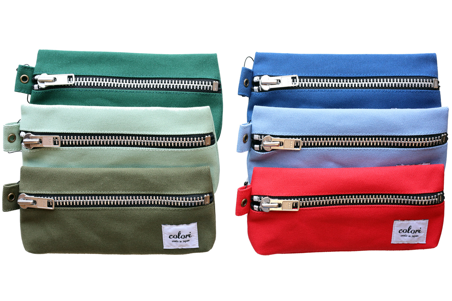 Colori Cotton Pen Case, fun colors and a chunky zipper? Yes please!