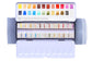 The 24-Color Core Collection Watercolor Palette, a Case for Making handmade watercolor travel palette.