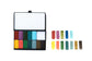 Case for Making pans filled with handmade watercolor paint, ready to be placed into the Lands End Art Toolkit Watercolor Palettes.
