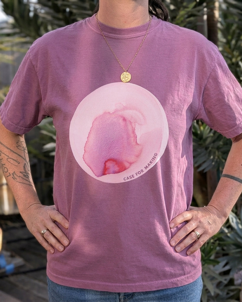 Additional product photo of the CfM Blossom Circle Swatch Tee.