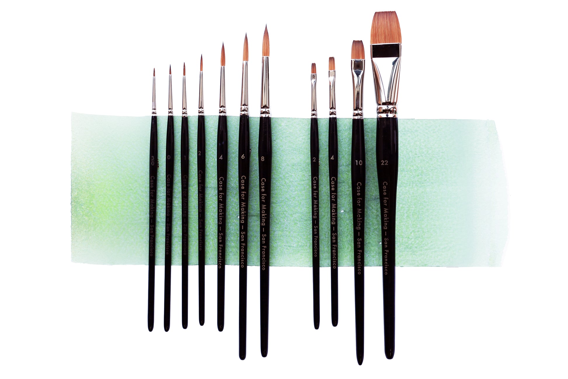 CfM Round & Flat Brush Bundle, with this bundle, you'll receive all eight of our CfM Round Brushes and all four of our CfM Flat Brushes—and save $10!