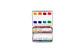 Case for Making pans filled with handmade watercolor paint, ready to be placed into the 8-Color Rainbow Watercolor Travel Palette.
