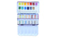 Case for Making pans filled with handmade watercolor paint, ready to be placed into the 14-Color Coastal Watercolor Palette.
