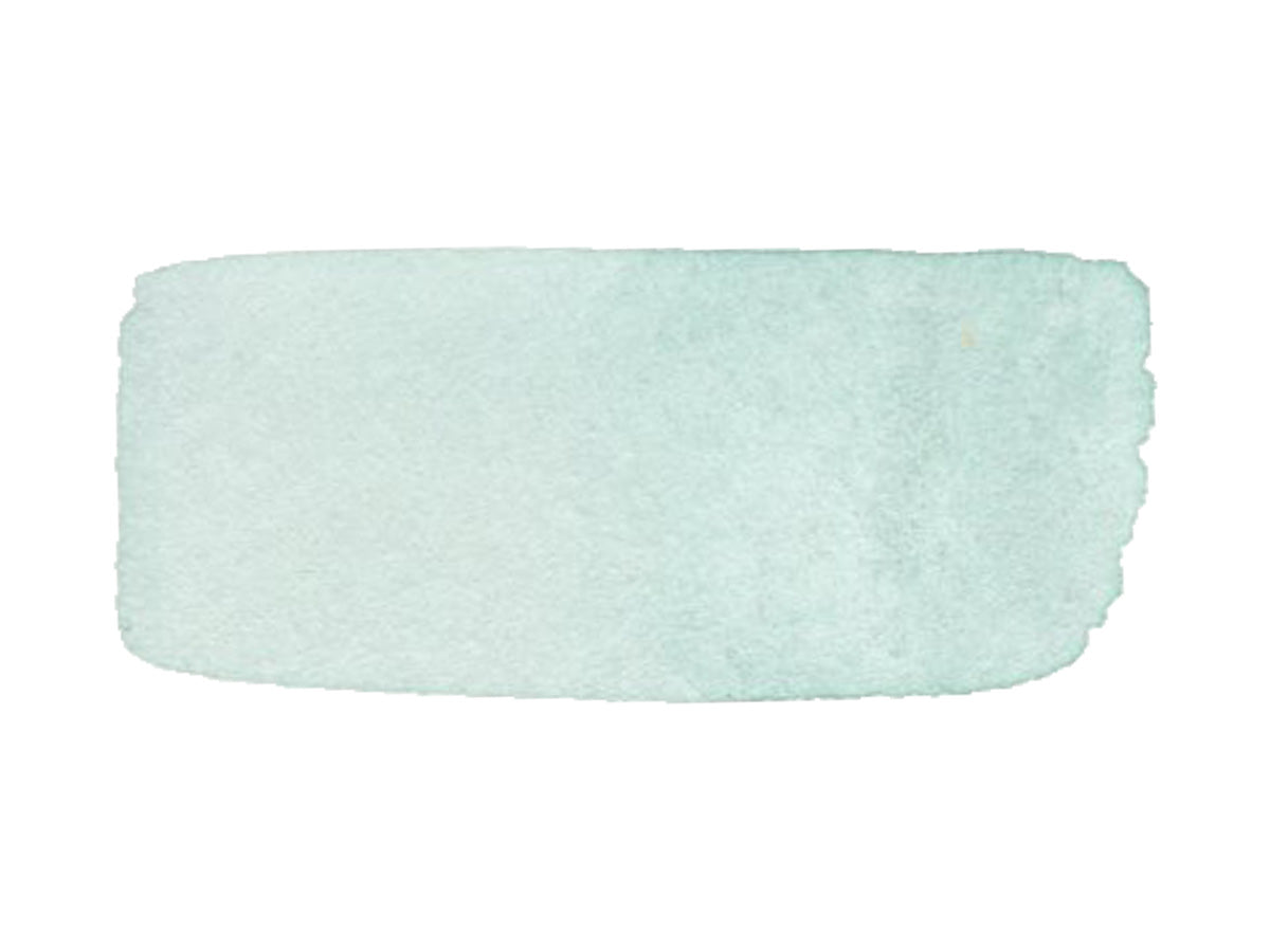 A hand painted swatch of CfM Celadon.