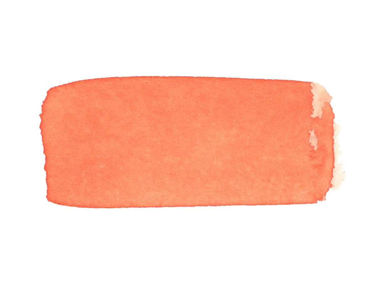 A hand painted swatch of CfM Peach.