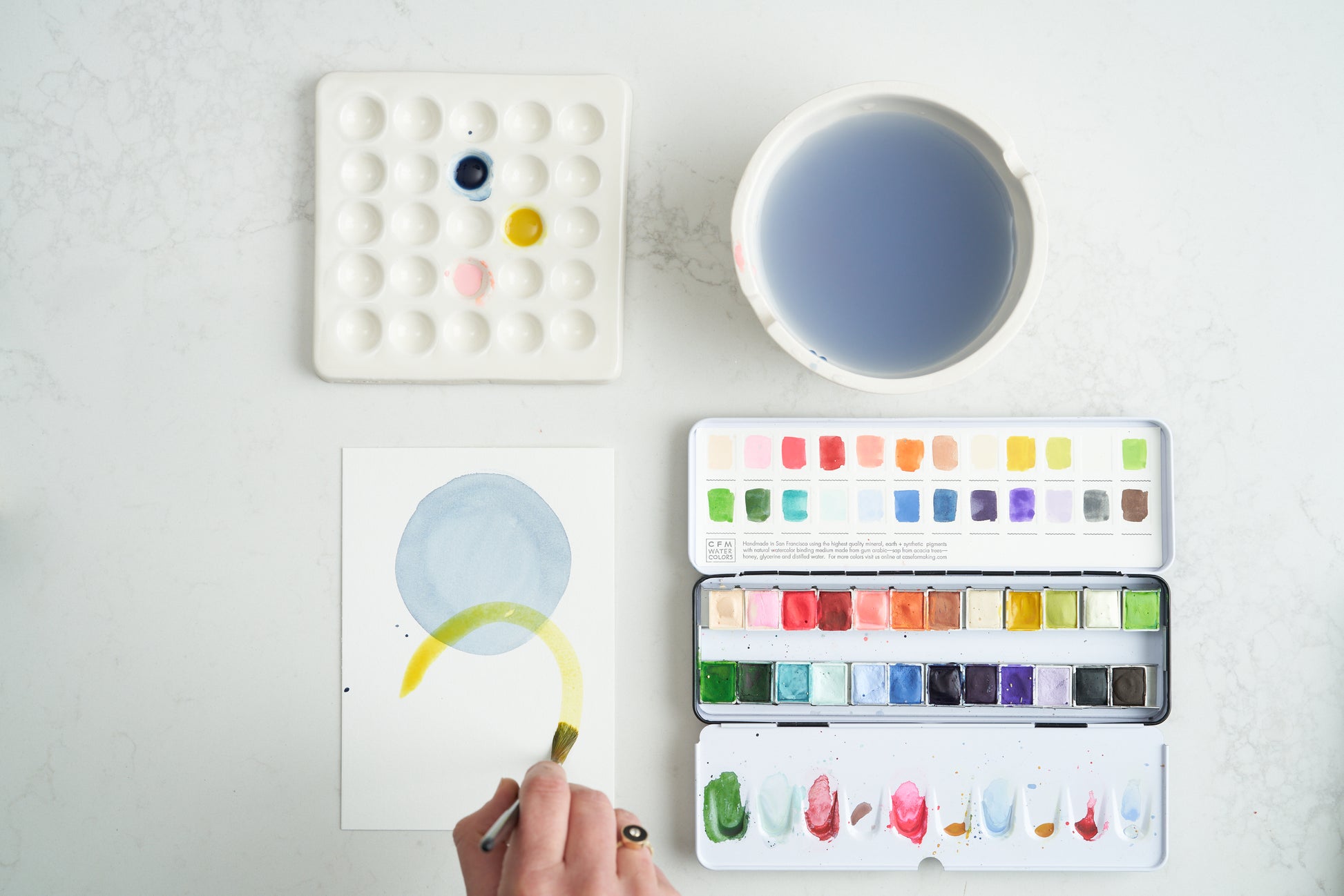 Additional product photo of the Getting Started with Watercolors! with Alexis Joseph.