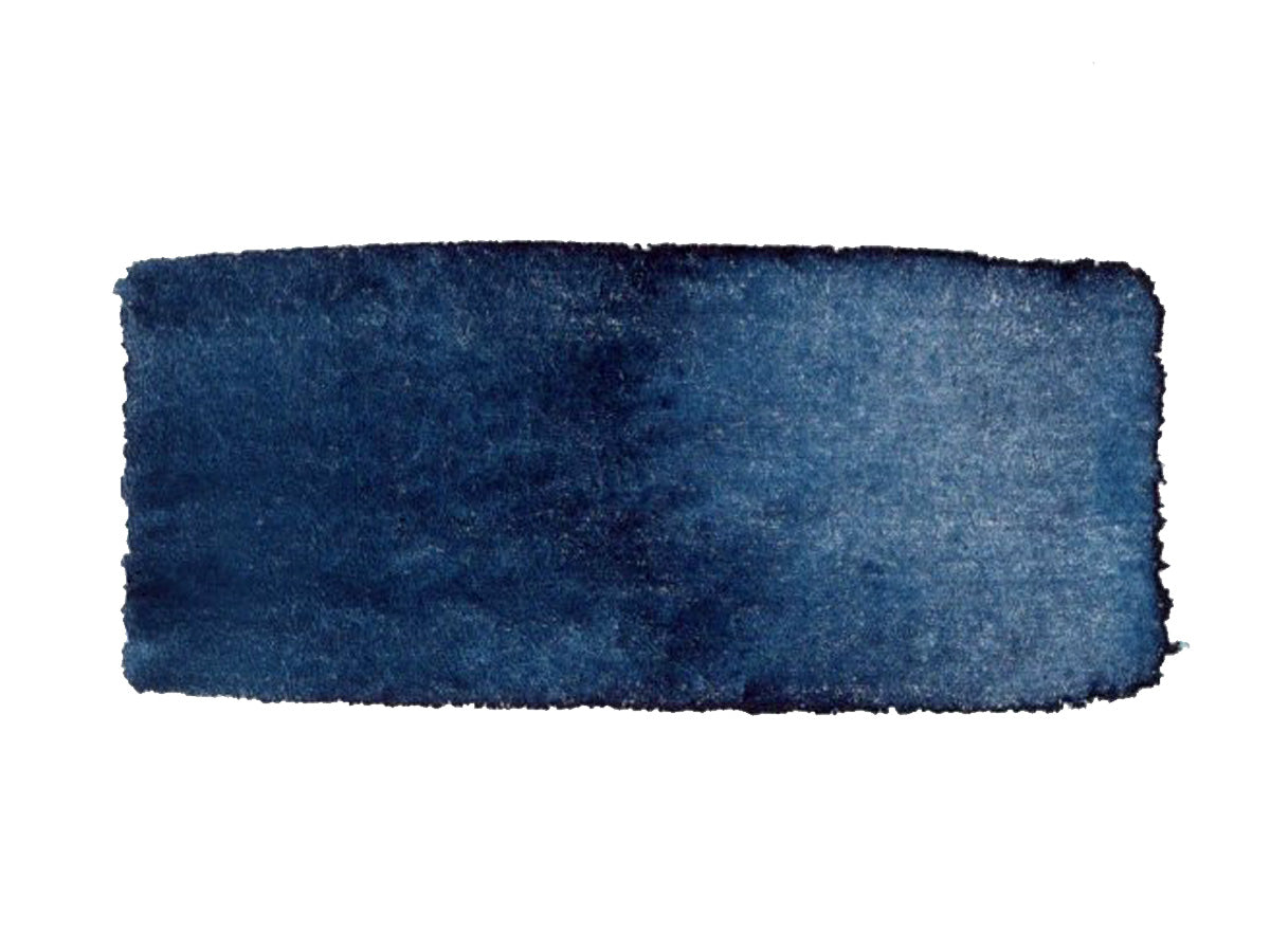 A hand painted swatch of CfM Denim.