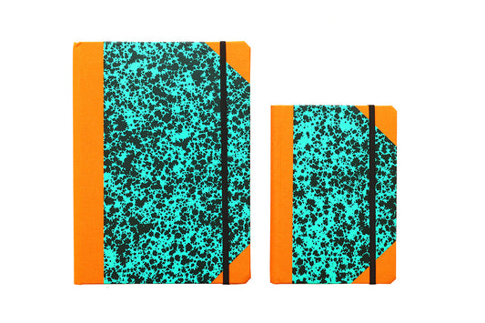 Emilio Braga Sketchbooks - Orange, the classic composition notebook reimagined! We love these fun and funky color combinations that keep us inspired!