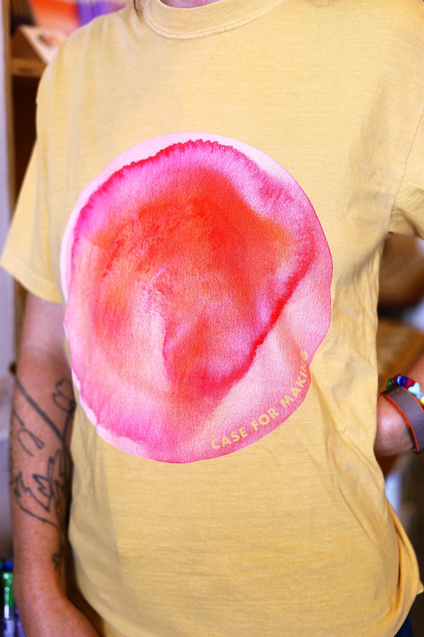 CfM Hibiscus Circle Swatch Tee