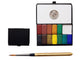 Case for Making pans filled with handmade watercolor paint, ready to be placed into the Desert Art Toolkit Watercolor Palettes.