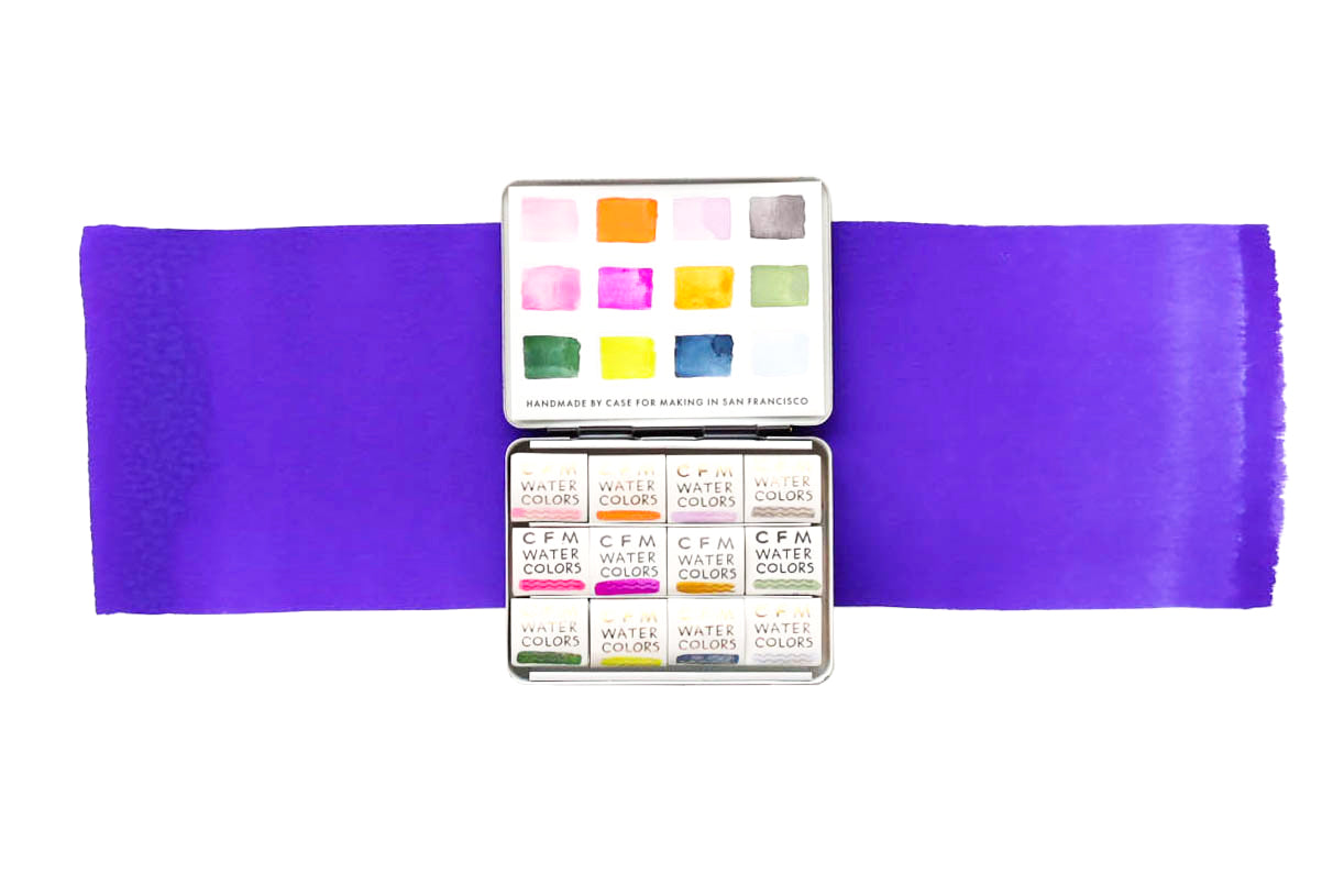 12-Color Julie Cloutier Feels Watercolor Travel Palette, this special palette is ceramicist and CfM workshop instructor Julie Cloutier's spin on…