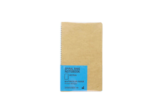 Traveler's Company Spiral Kraft-Cover Watercolor Notebook, this slim and lightweight watercolor notebook is great to keep in your day pack for…
