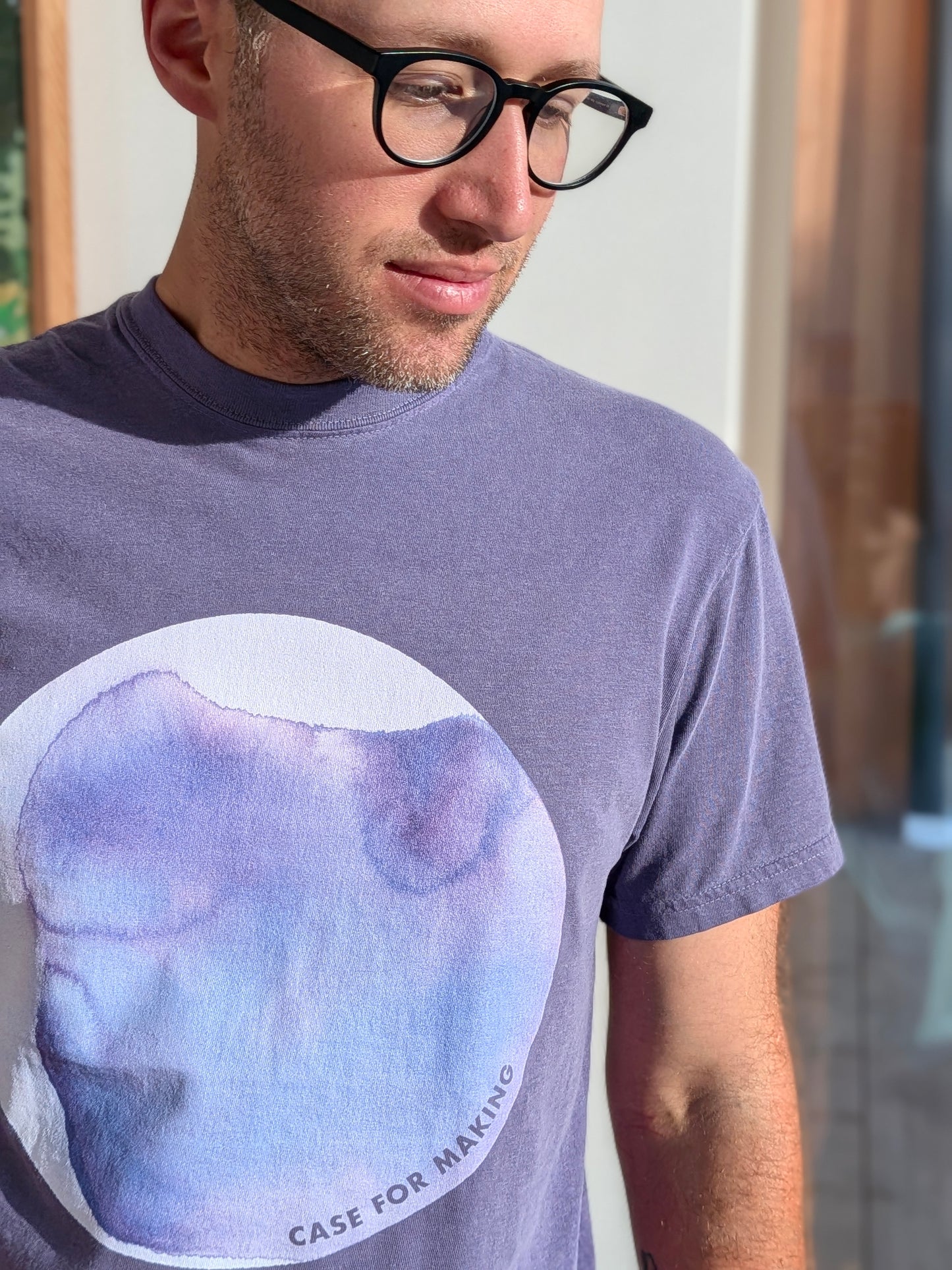 Additional product photo of the CfM Smoke Circle Swatch Tee.