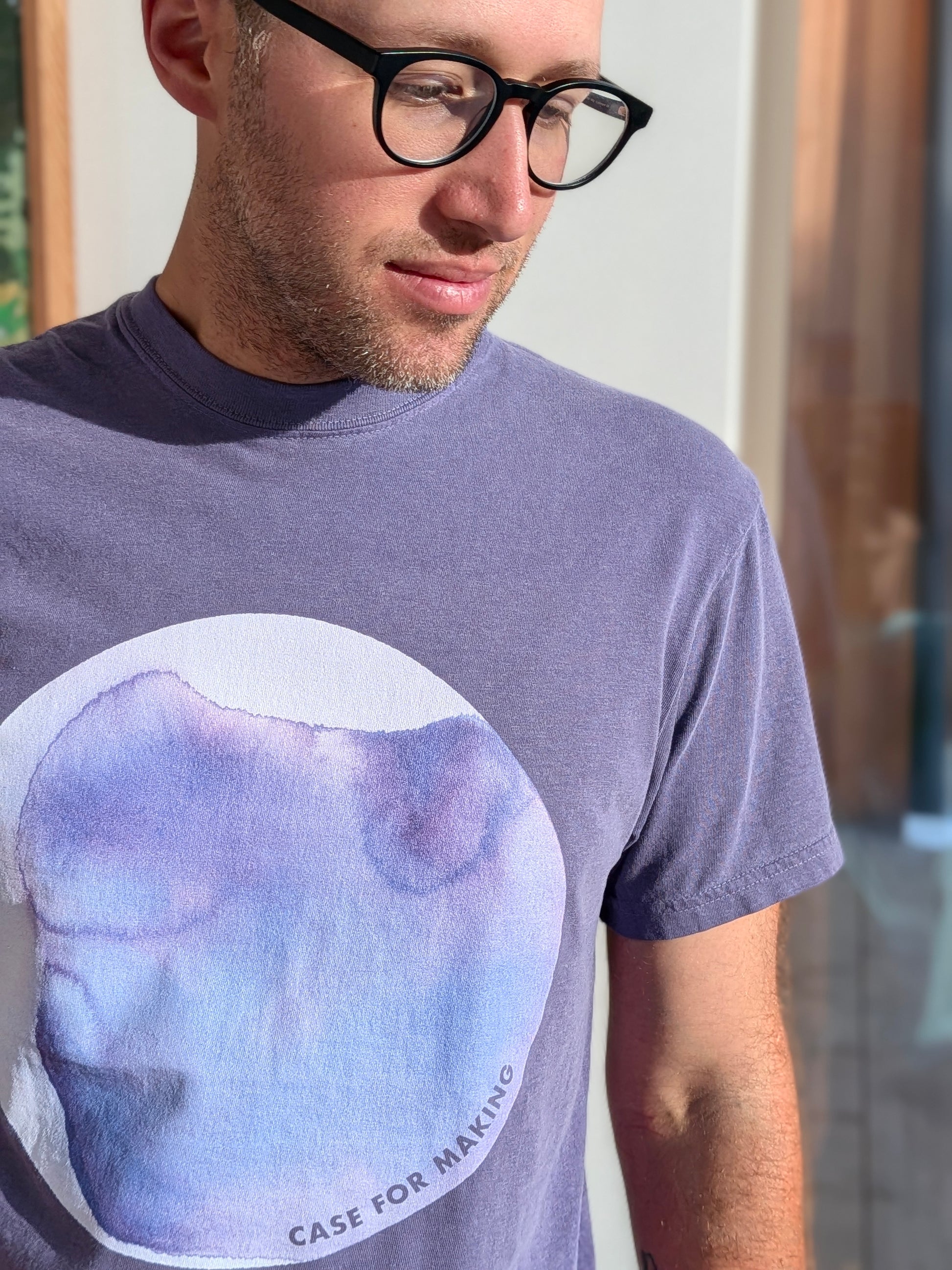 Additional product photo of the CfM Smoke Circle Swatch Tee.