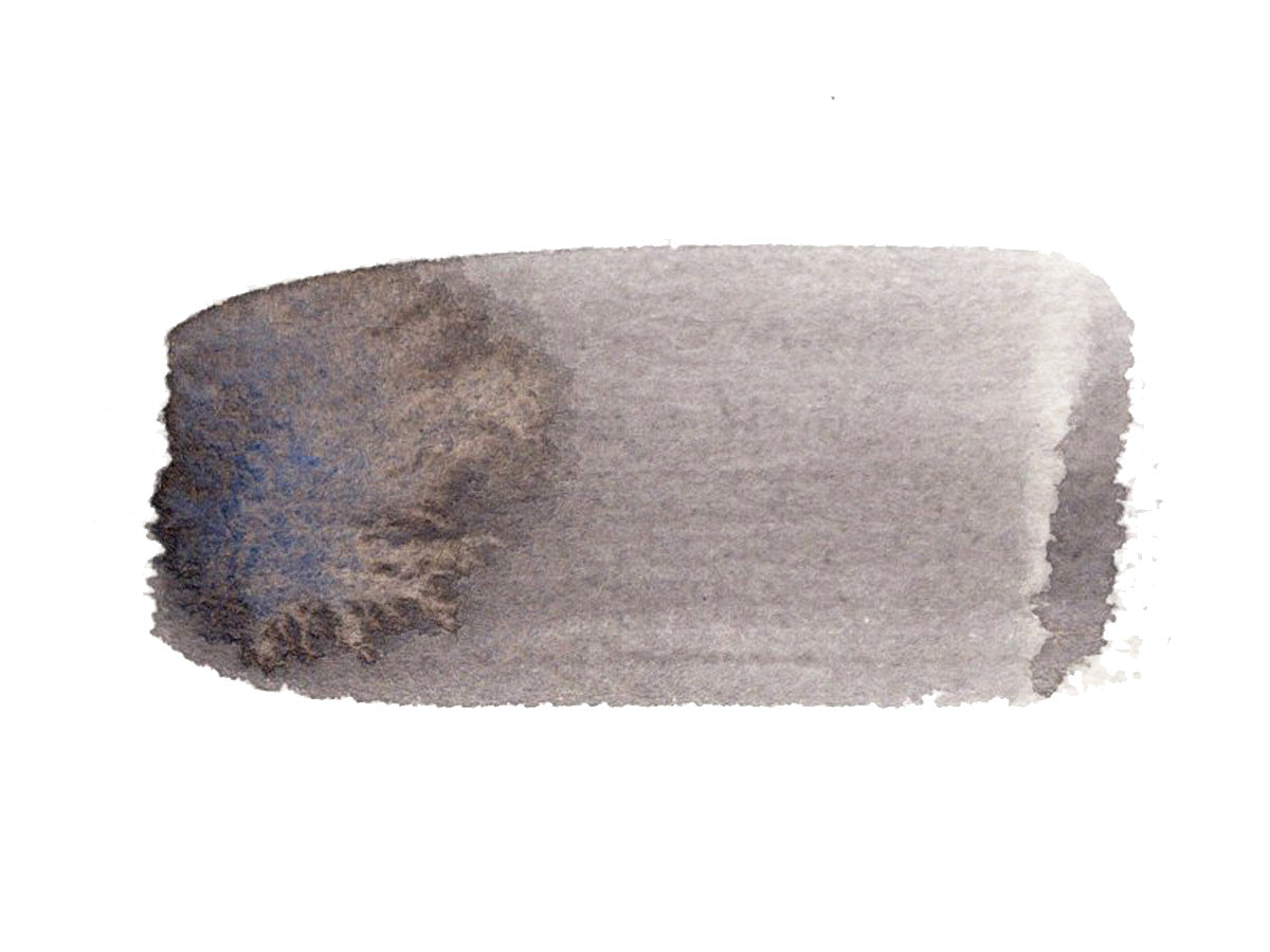 A hand painted swatch of CfM Riverbed.