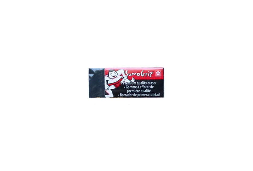 Sakura Sumo Grip Eraser, this latex-free, black eraser is a staff favorite and works to limit the amount of eraser shavings that collect on your work surface into one big…