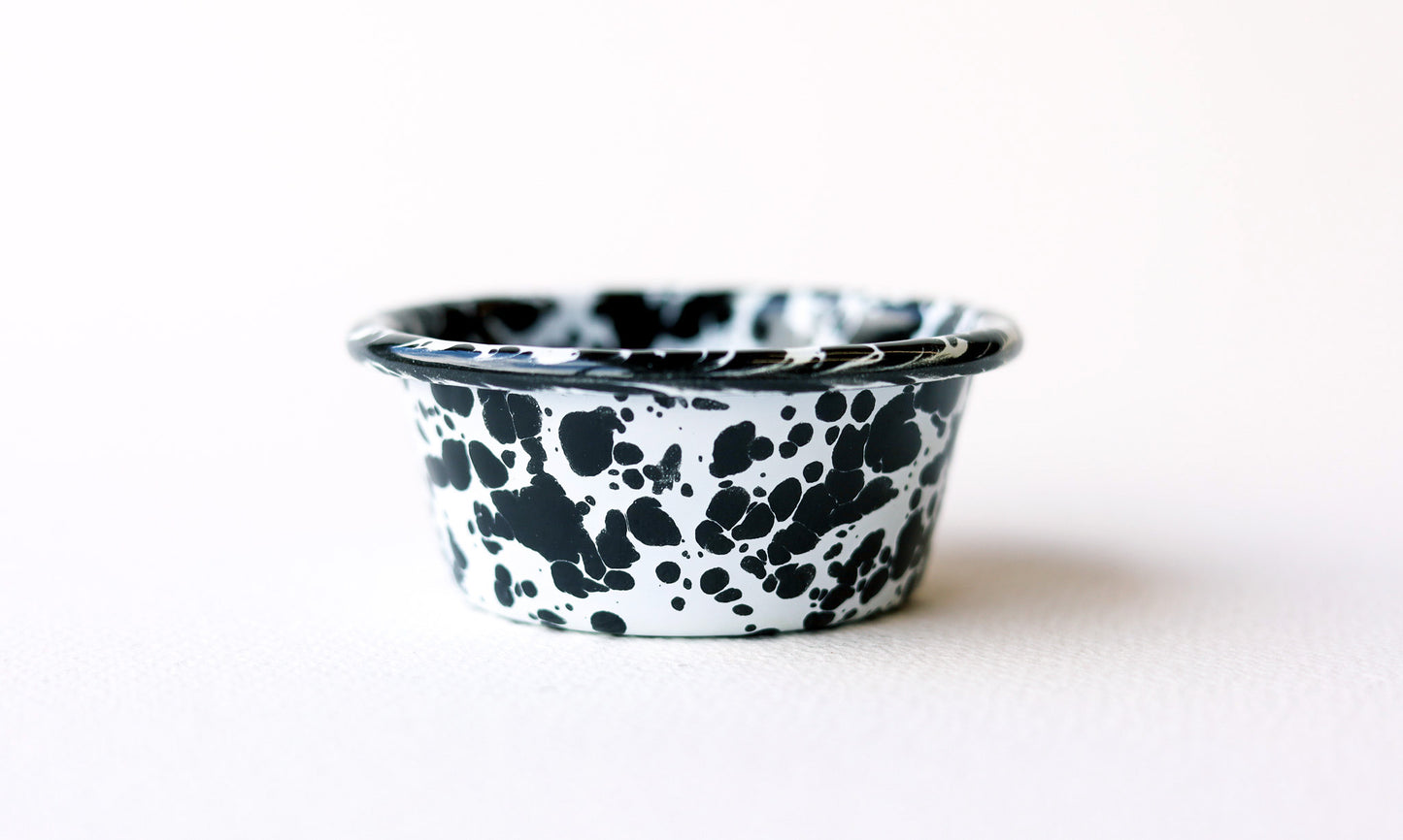 Crow Canyon Ramekins, these perfect little 2oz water cups are made of sturdy enamel, perfect for painting anywhere and everywhere!