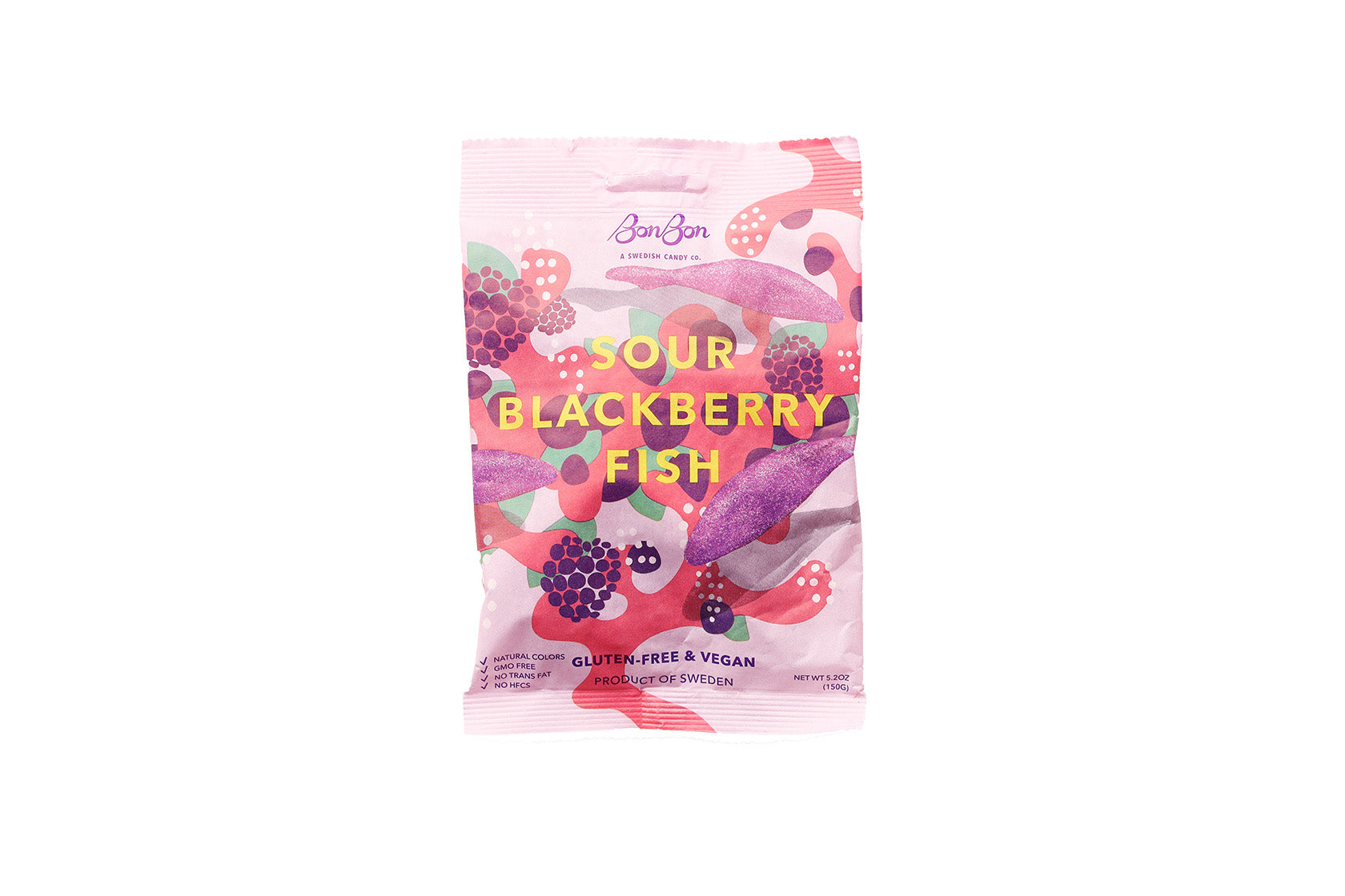 Additional product photo of the Bon Bon Sour Fish Gummy Candy.