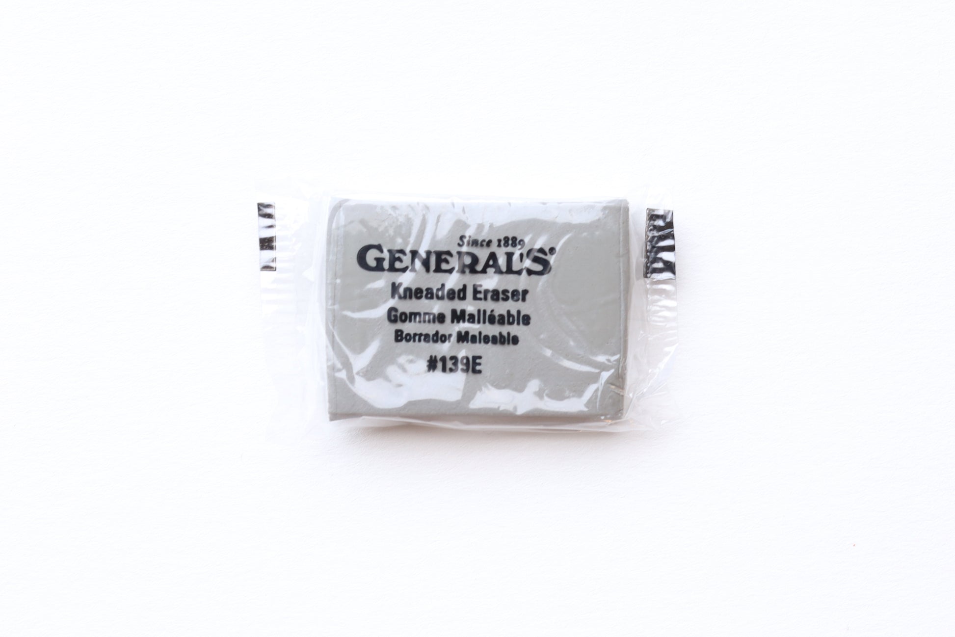 General's Kneaded Eraser, - ideal for lifting and lightening charcoal, pencil, and pastel work. You can knead and mold this eraser into any shape!