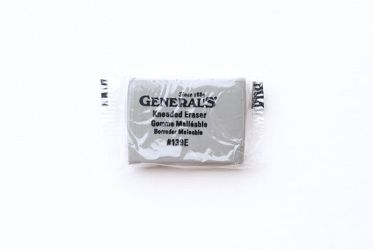 General's Kneaded Eraser, - ideal for lifting and lightening charcoal, pencil, and pastel work. You can knead and mold this eraser into any shape!