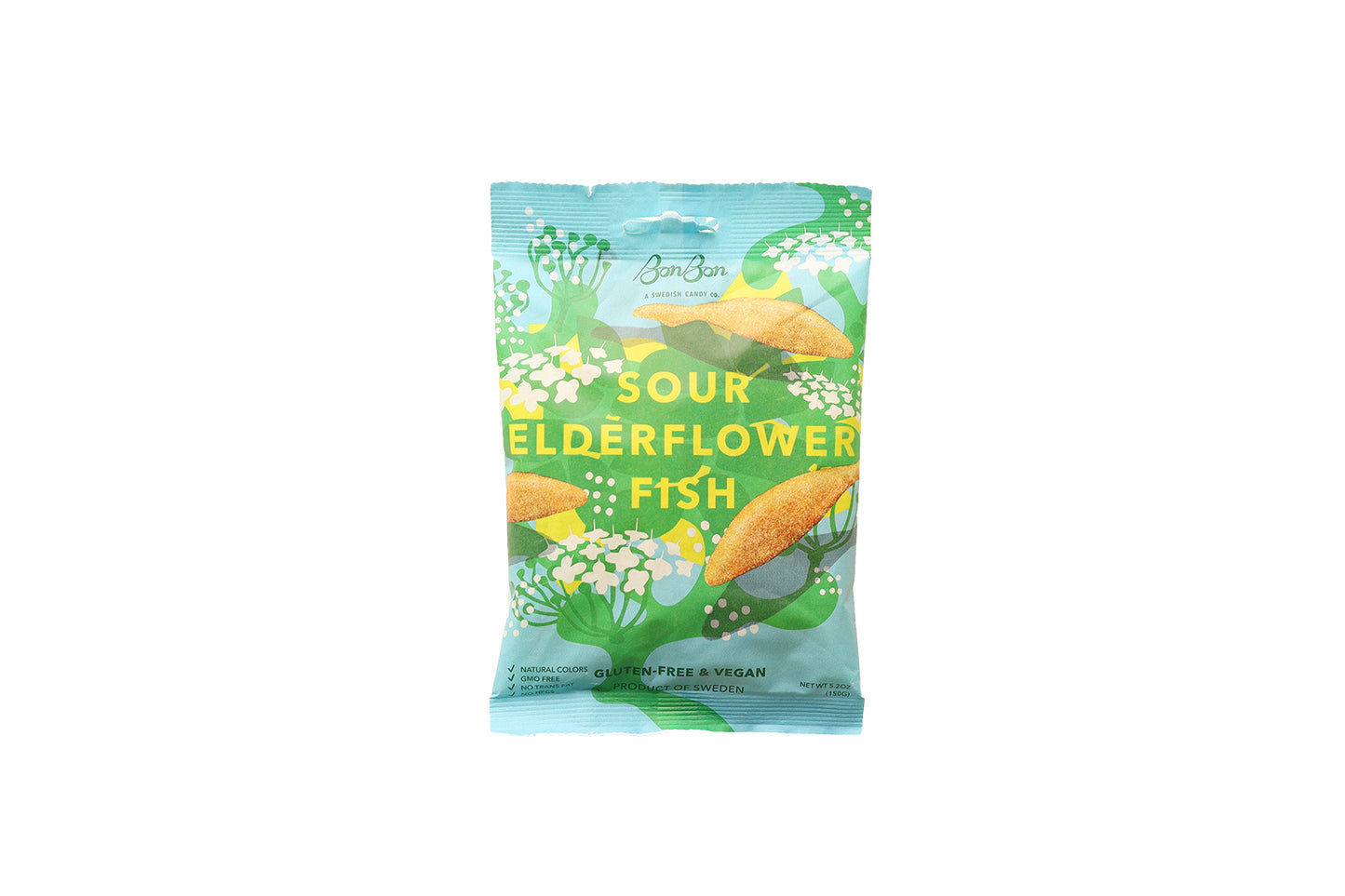 Additional product photo of the Bon Bon Sour Fish Gummy Candy.