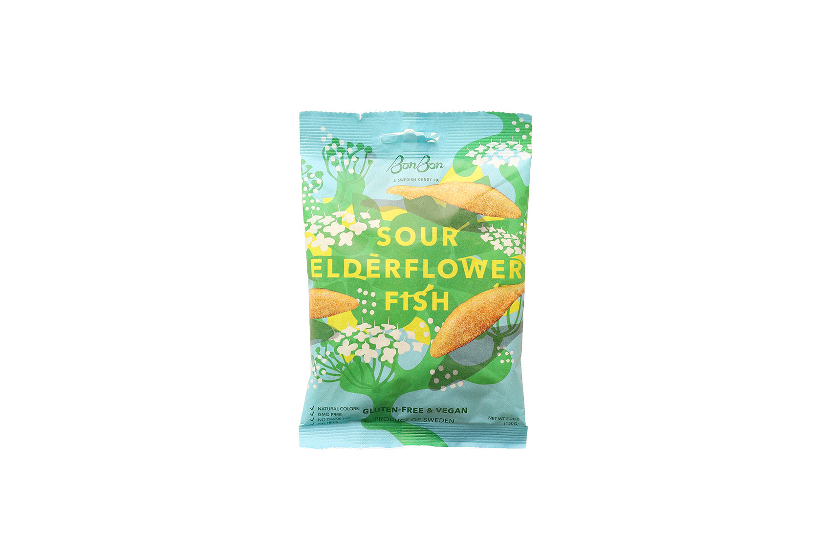 Additional product photo of the Bon Bon Sour Fish Gummy Candy.