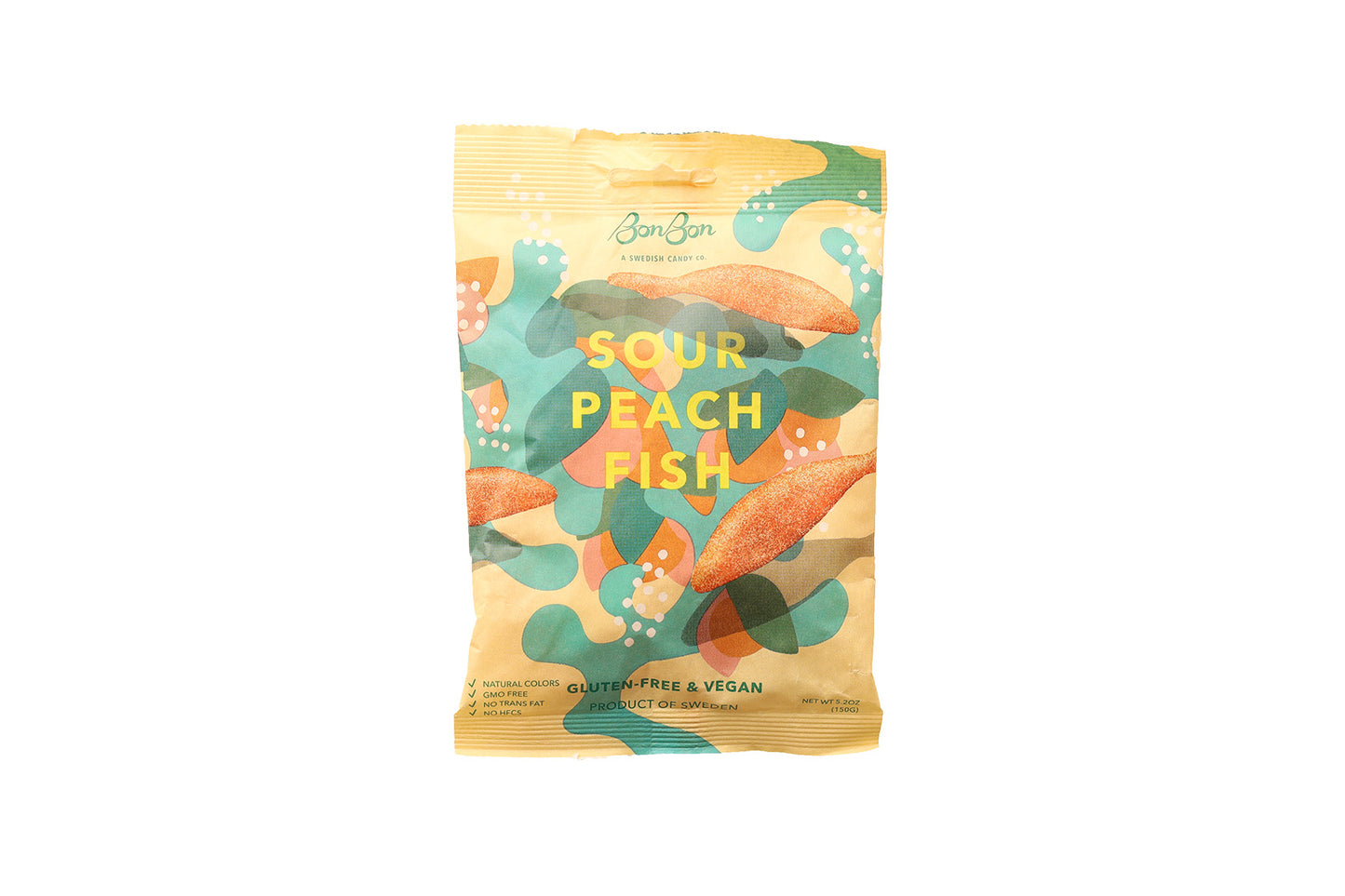 Additional product photo of the Bon Bon Sour Fish Gummy Candy.