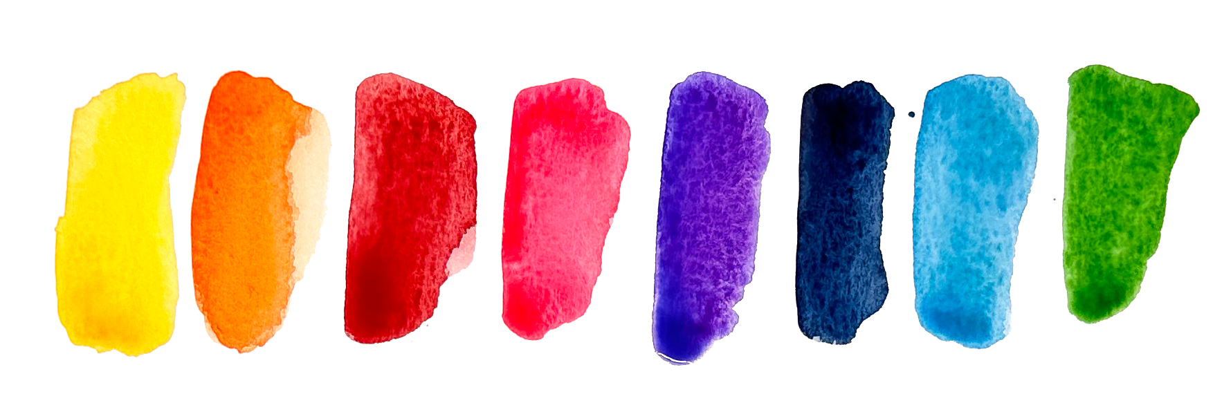 Additional product photo of the 8-Color Rainbow Watercolor Travel Palette.