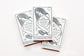 Showing three of the Watercolor Tarot Cards Packs.