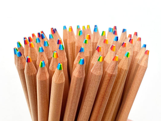 BeGoody 7-Color Colored Pencil, super-fun 7-color colored pencil! Yes please! This nostalgic pencil is a fan favorite in our shop and among our staff!