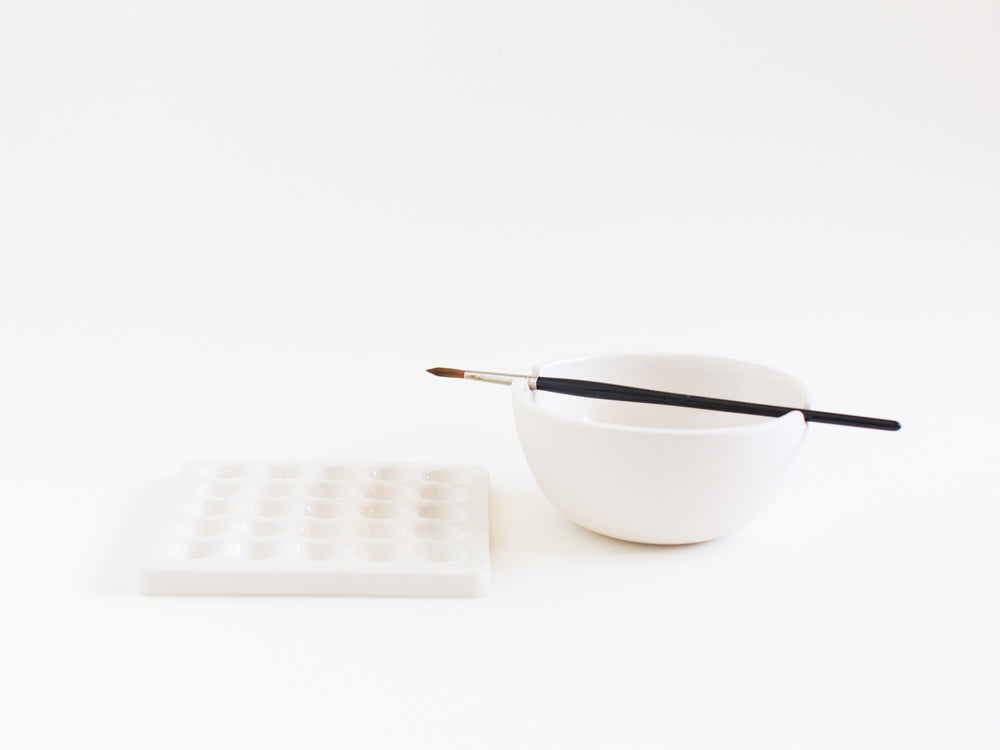 Additional product photo of the CfM + Cloutier Ceramics Slipcast Watercolor Cup - Porcelain.