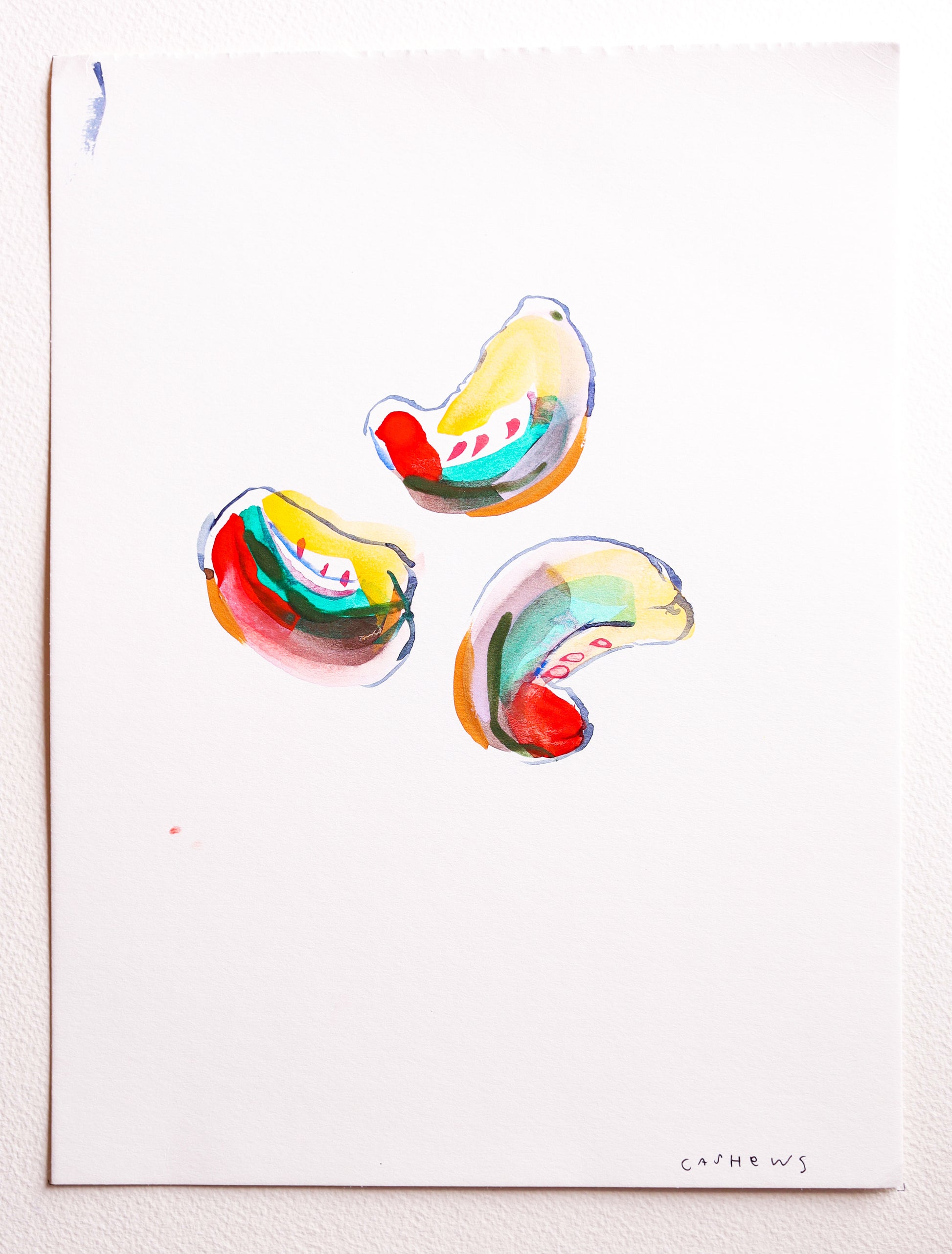 Cashews #2, this series of paintings was created to celebrate the female purveyors behind the San Francisco restaurant, Flour + Water's, special…