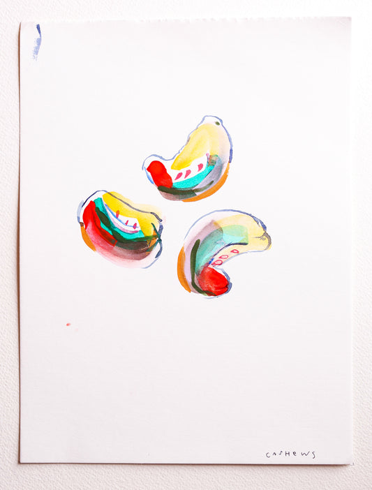Cashews #2, this series of paintings was created to celebrate the female purveyors behind the San Francisco restaurant, Flour + Water's, special…