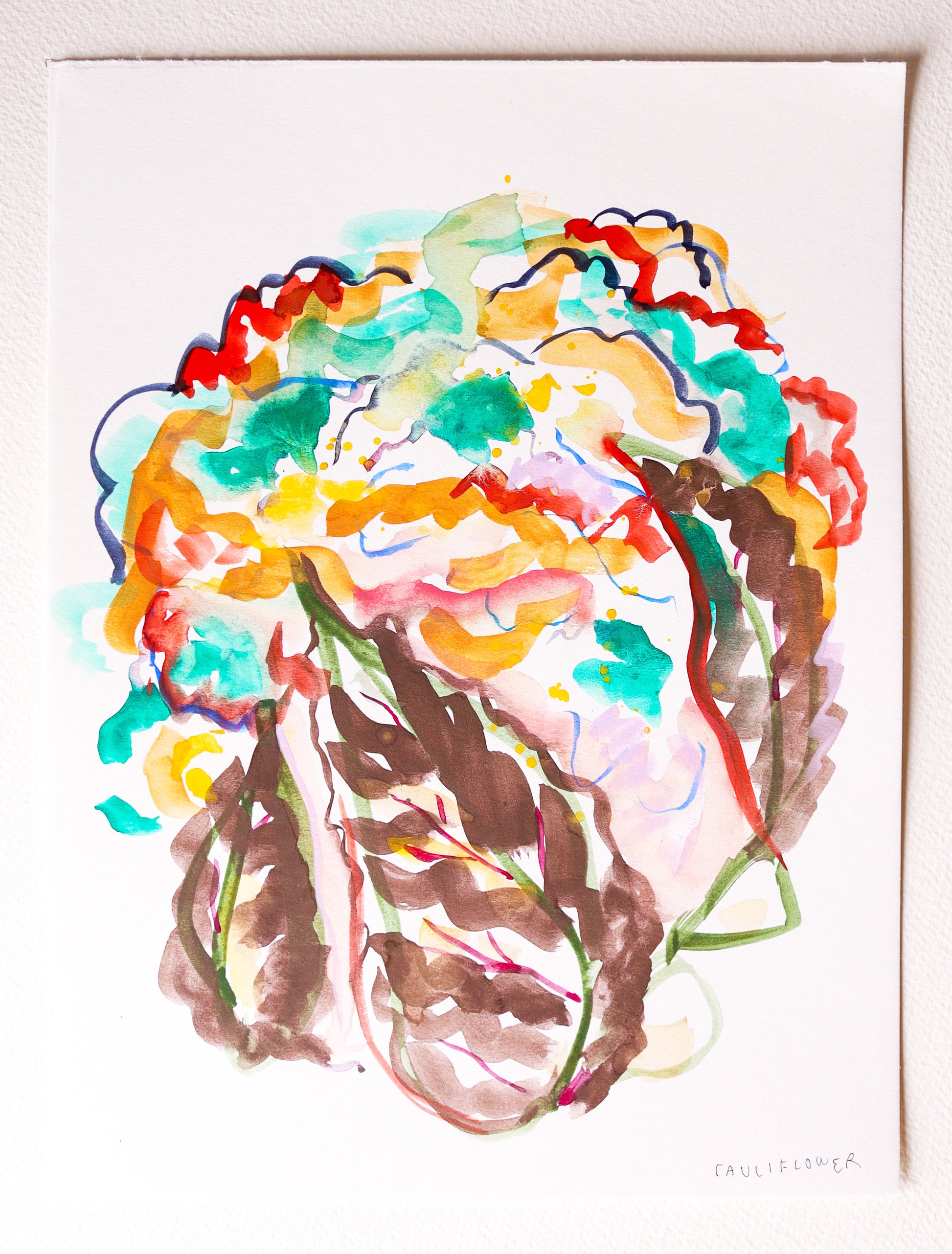 Cauliflower #2, this series of paintings was created to celebrate the female purveyors behind the San Francisco restaurant, Flour + Water's…
