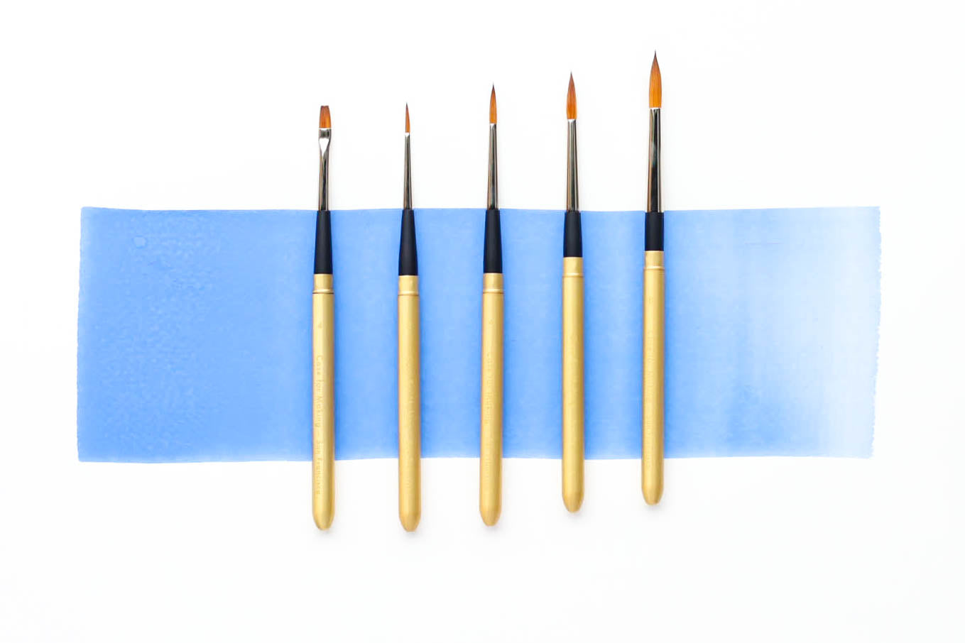 CfM Travel Brush Bundle, with this bundle, you'll receive each of our CfM Matte Gold Travel Brushes—and save $10!