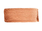 A hand painted swatch of Copper.