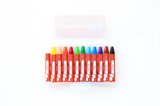 Additional product photo of the Faber Castell Beeswax Crayon Set.