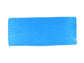 A hand painted swatch of Fluorescent Blue.