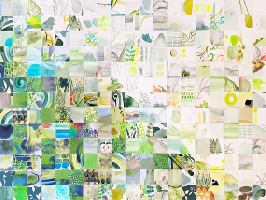 Additional product photo of the Green Quilt.
