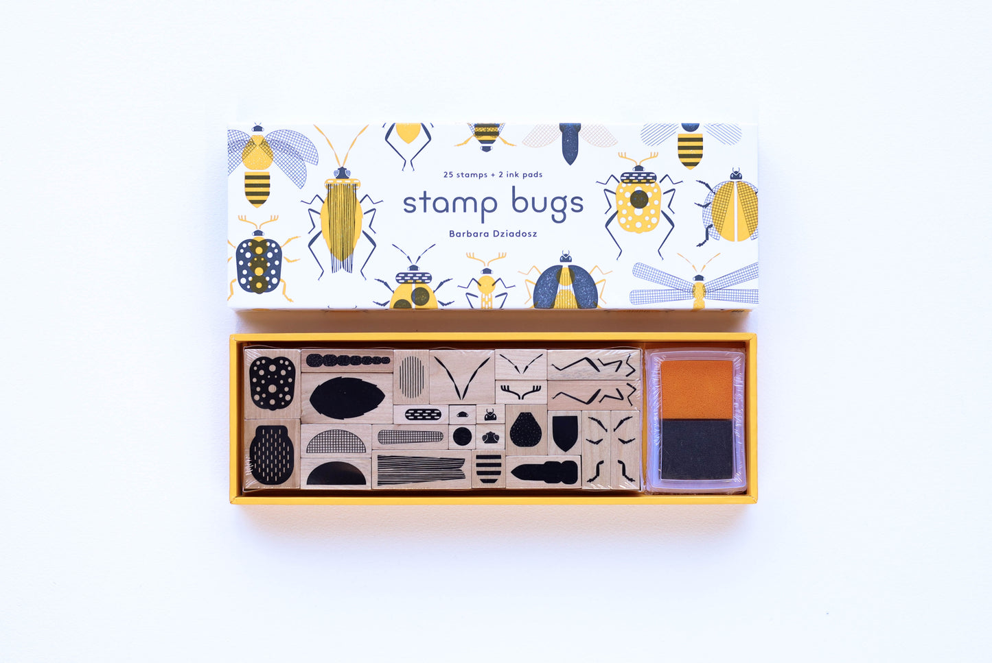 Stamp Bugs Stamp Set, mix and match different insect heads, bodies, legs, and antennas to create endless new bugs to buzz around your drawings…