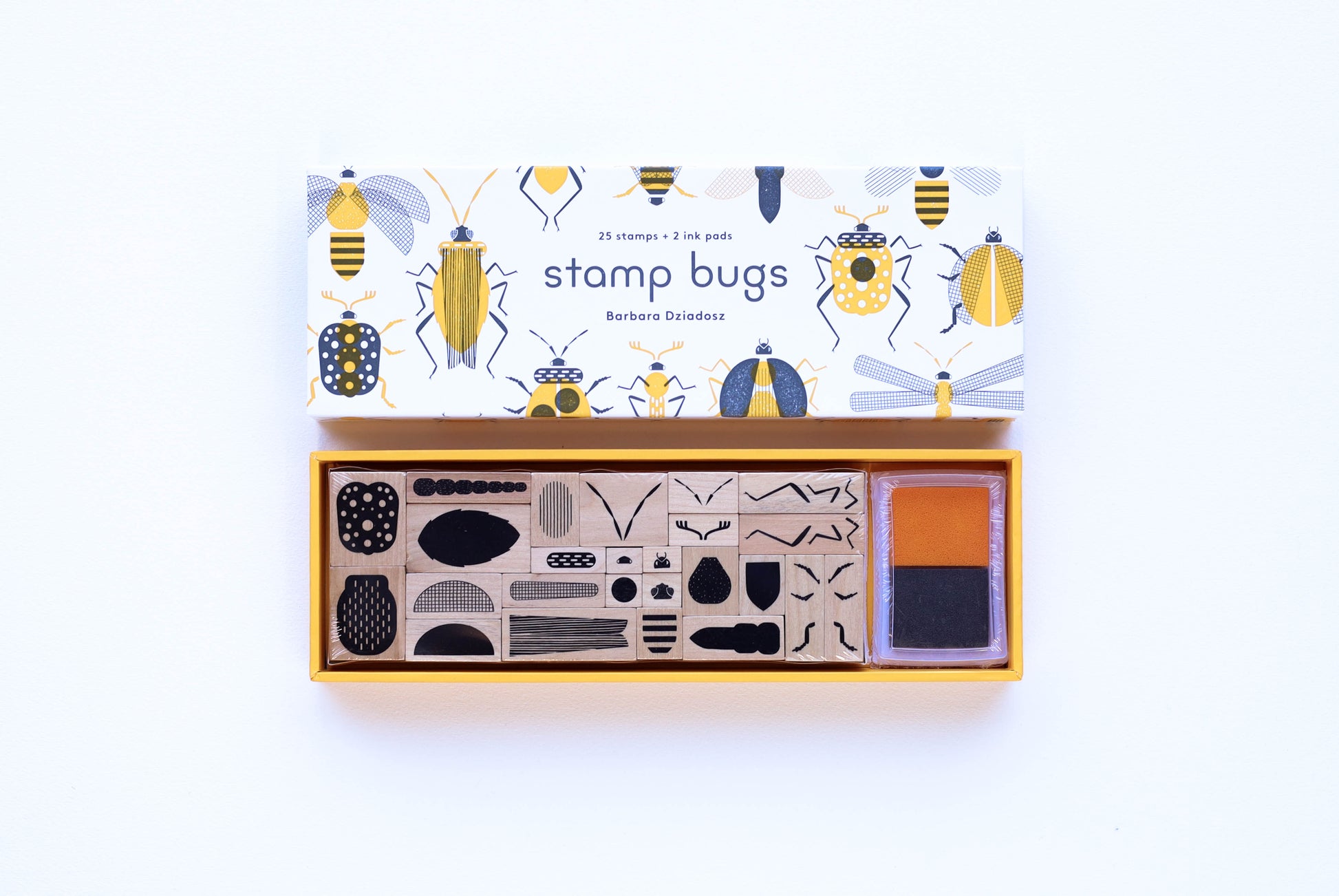 Stamp Bugs Stamp Set, mix and match different insect heads, bodies, legs, and antennas to create endless new bugs to buzz around your drawings…