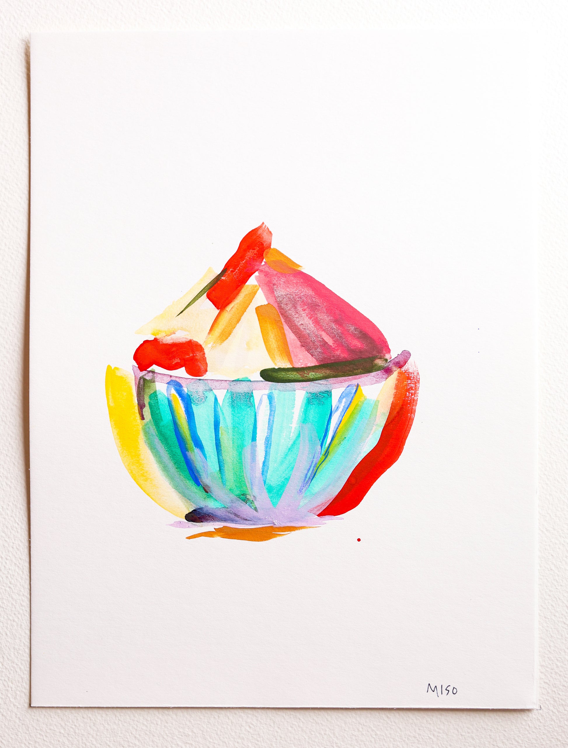 Miso #1, this series of paintings was created to celebrate the female purveyors behind the San Francisco restaurant, Flour + Water's, special…
