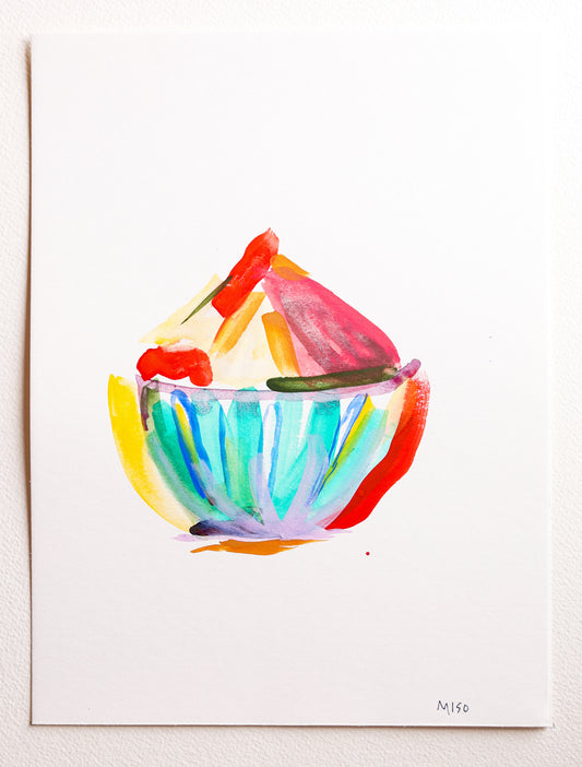 Miso #1, this series of paintings was created to celebrate the female purveyors behind the San Francisco restaurant, Flour + Water's, special…