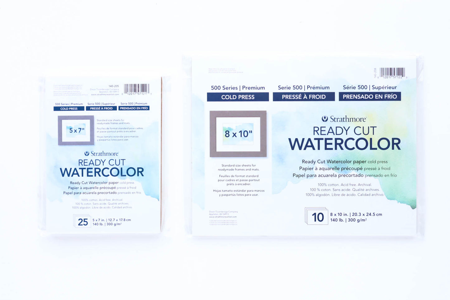 Strathmore Ready Cut Cold Press Watercolor Paper, this handy, no fuss stack of unbound, archival watercolor paper comes in a resealable…